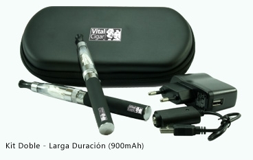 Cigarrillo electronico | Kit inicio doble CE5 Dual Coil