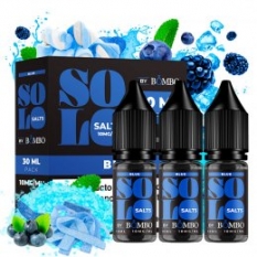 E-Líquido cigarrillo electrónico Blue 3x10ml - Solo Salts by Bombo