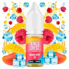 E-Líquido cigarrillo electrónico Mango Berry Ice 10ml - Kings Crest Salts