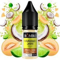 E-Líquido cigarrillo electrónico Melon Lime & Coco 10ml - Wailani Juice Nic Salts by Bombo
