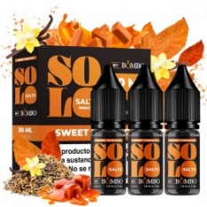 E-Líquido cigarrillo electrónico Sweet Tobacco 3x10ml - Solo Salts by Bombo