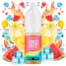 E-Líquido cigarrillo electrónico Watermelon Lemonade Ice 10ml - Kings Crest Salts