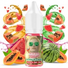 E-Líquido cigarrillo electrónico Watermelon Papaya 10ml - Havana Dream Salts